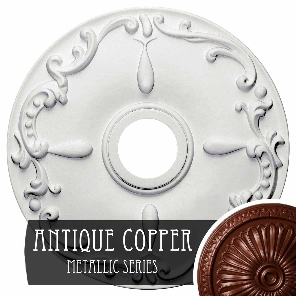 18x22OD x 3 1/2x22ID x 1 1/4x22P Ceiling Medallion A254152