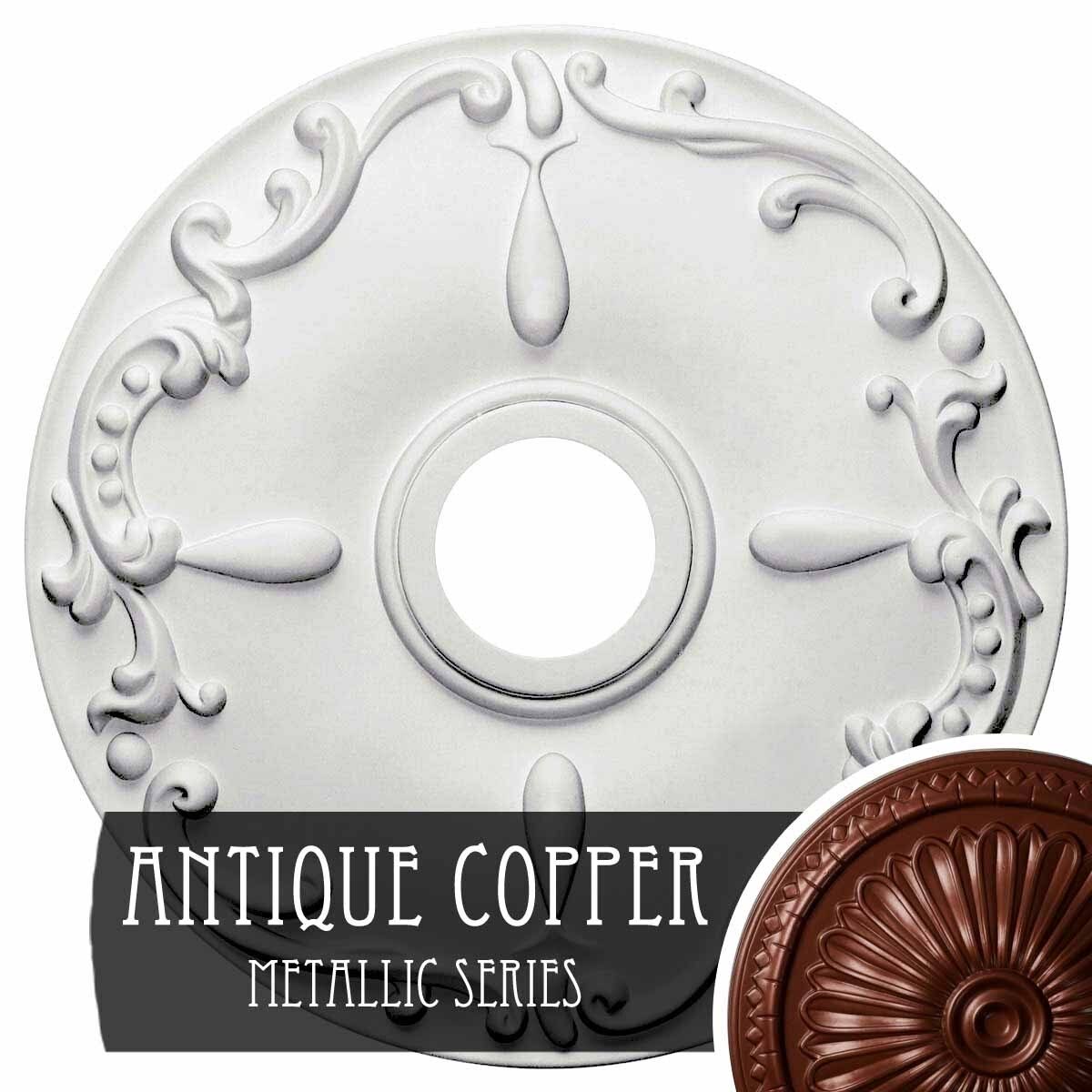 18x22OD x 3 1/2x22ID x 1 1/4x22P Ceiling Medallion A254152