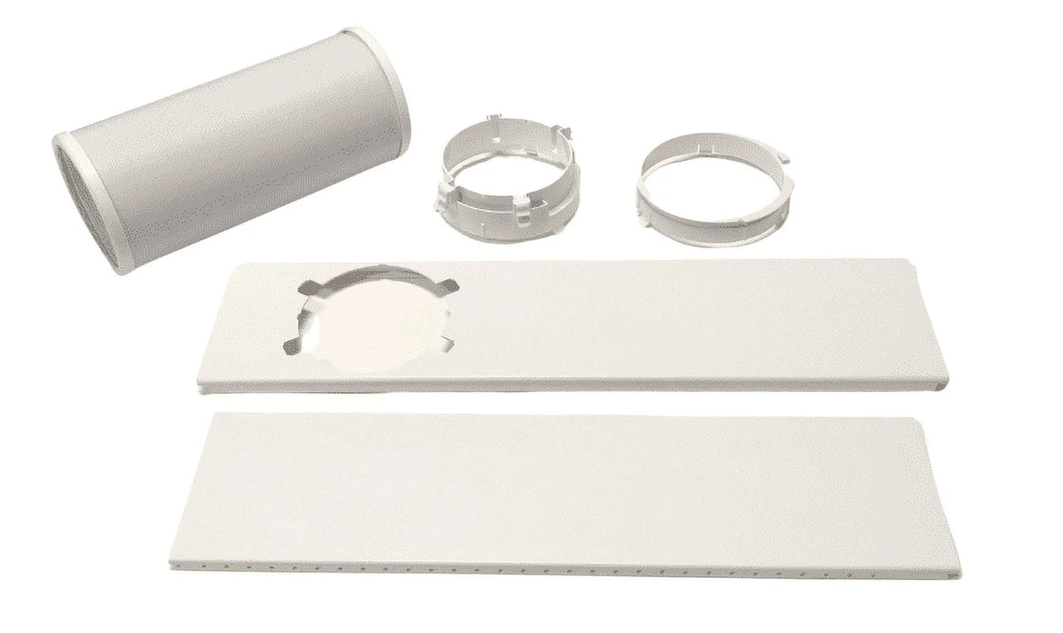 White Window Air Conditioner Exhaust Kit R802