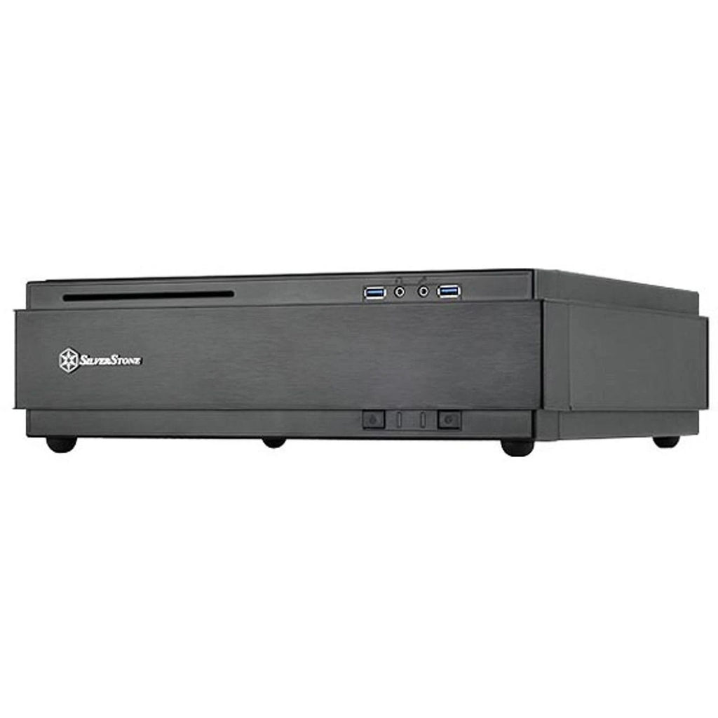Black Slim Mini-ITX HTPC Gaming Case C378132