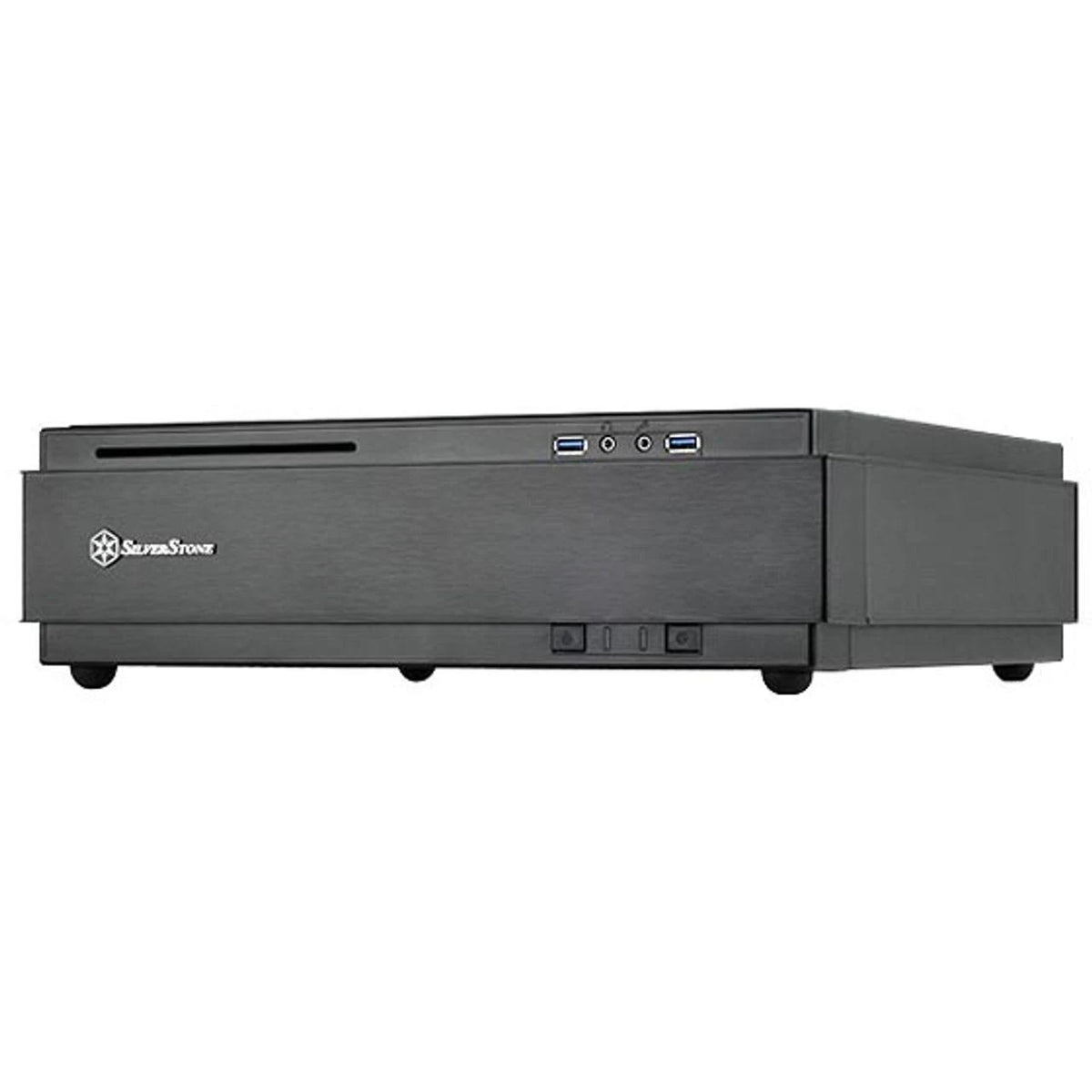 Black Slim Mini-ITX HTPC Gaming Case C378132