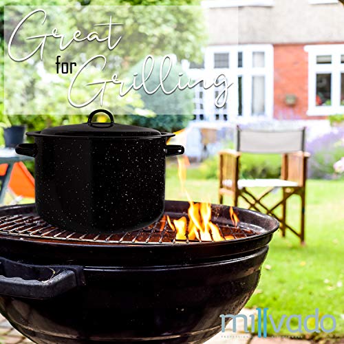 12 Qt Nonstick Enamel Stockpot with Lid I501