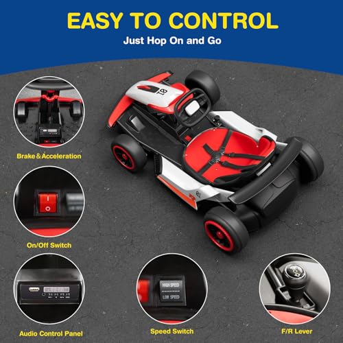 24V Electric Go Kart with 5-Point Safety Belt X370711