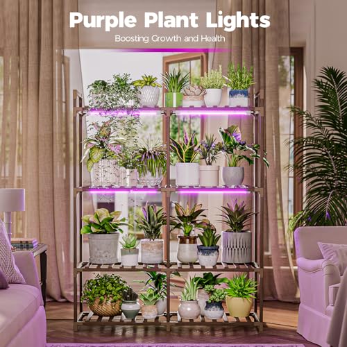Tall Wood Plant Stand for Multiple Plants Z9610