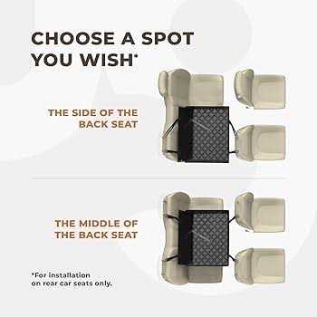 Extra Stable Dog Car Seat with 4 Fastening Straps C52950