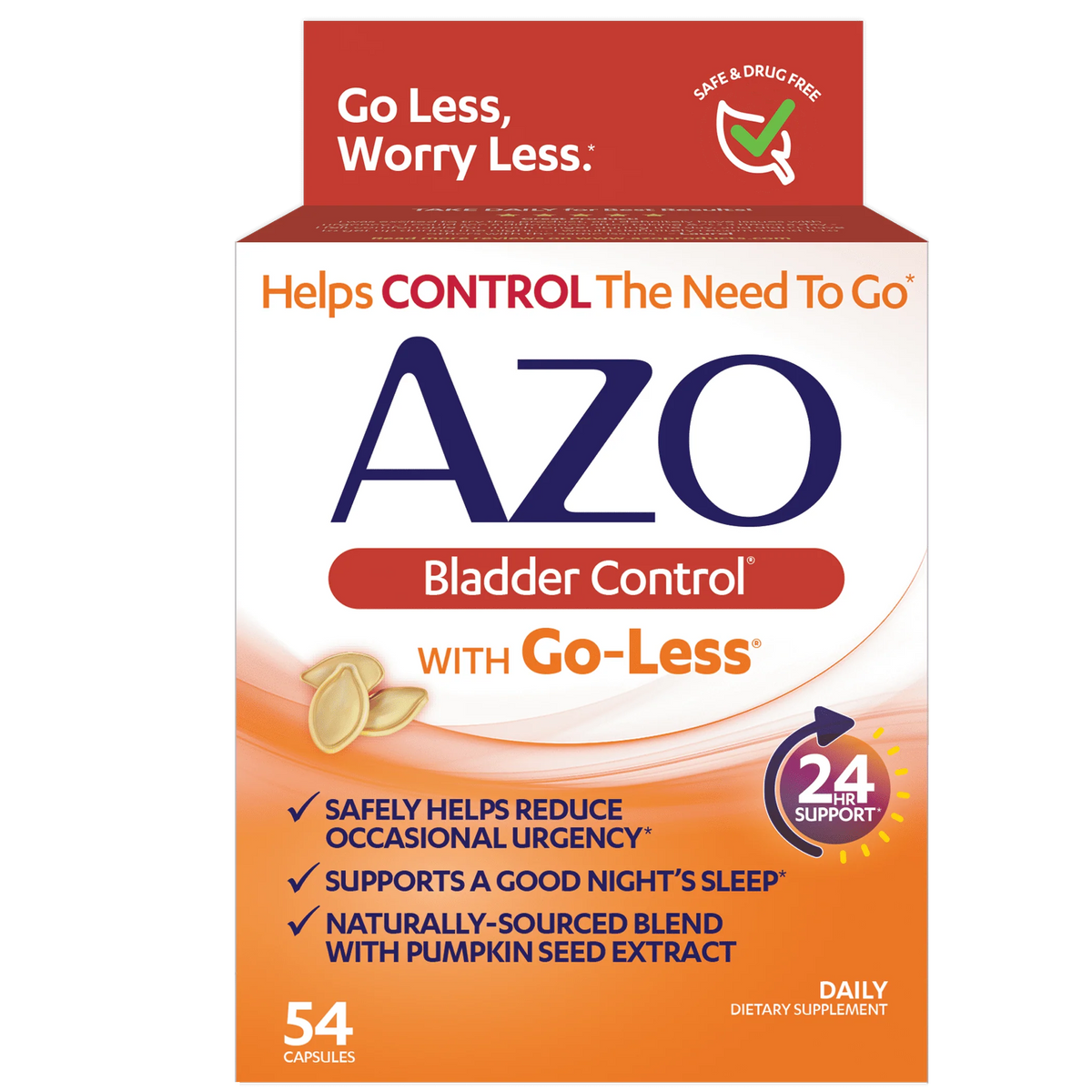 54 Count Bladder Control Supplement Capsules H426