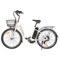 White Electric City Bike A76813