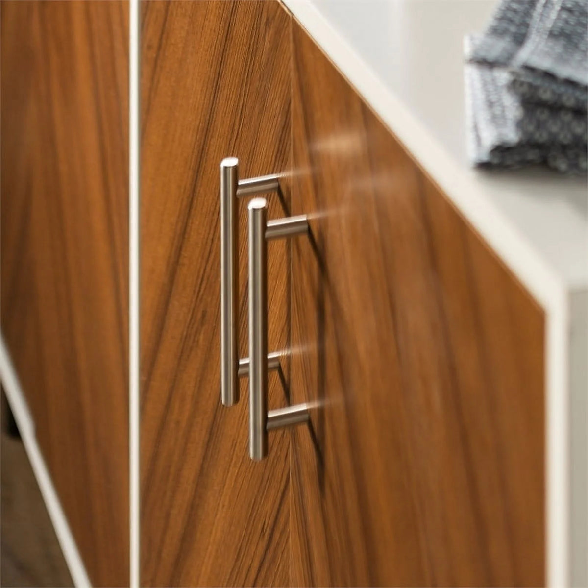 White Teak Wood Buffet X978487