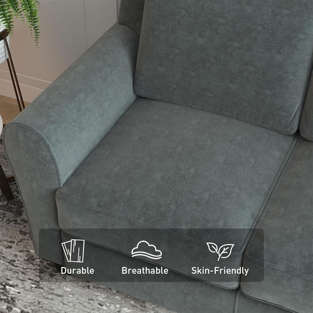 Grey 3 Seater Sofa Couch E3334