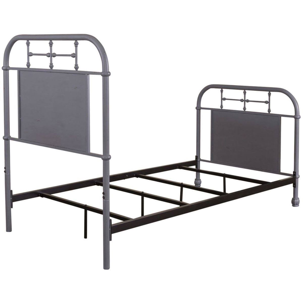 Full Metal Bed in Grey H14618