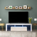 White Morden TV Stand with LED Lights I40165