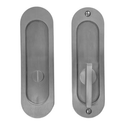 Pocket Door Lock - Satin Stainless Steel T110933