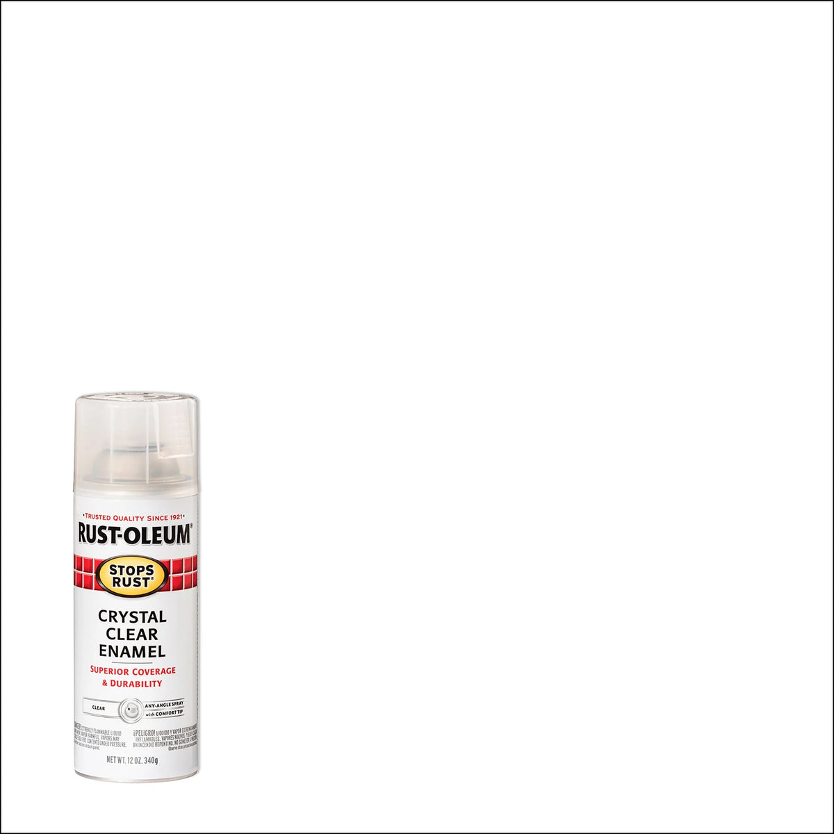 Clear Gloss Protective Enamel Spray Paint 12 oz Y627392