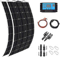 600W 2X 300W PET Flexible Mono Solar Panel with 40A Controller F84150
