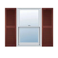 14 1/2 inch x 69 inch Vinyl Open Louver Shutters Per Pair I2885
