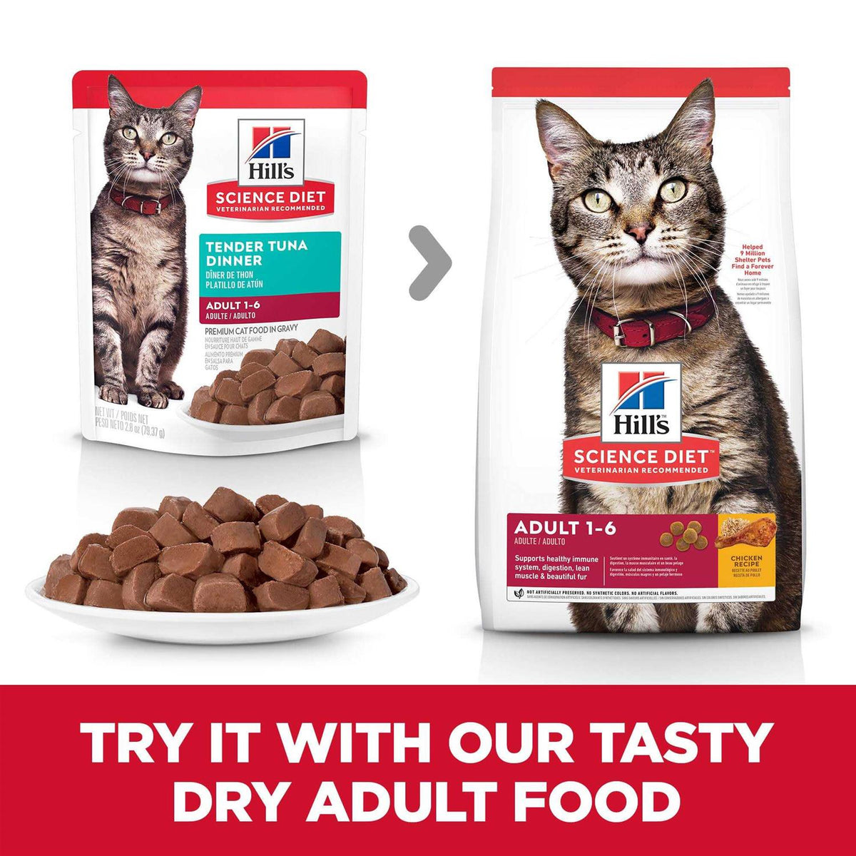 Tender Tuna Dinner Cat Food A1534