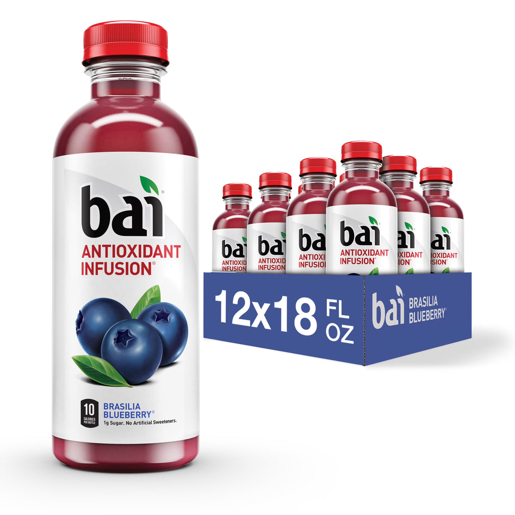 Gluten-Free Brasilia Blueberry Antioxidant Drink, 18 Fl Oz, 12 Pack Bottles P994819