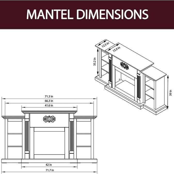 72 in. Electric Fireplace N206856