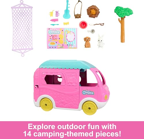 2-in-1 Playset with Small Doll, 2 Pets & 15 Accessories F995402