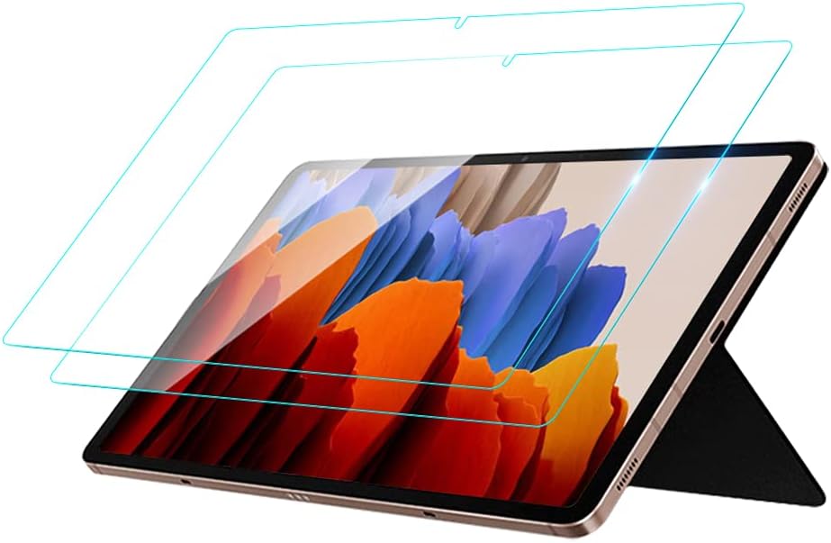 HD Clear Anti Blue Light Tempered Glass Screen Protector, Pack of 2 V962835