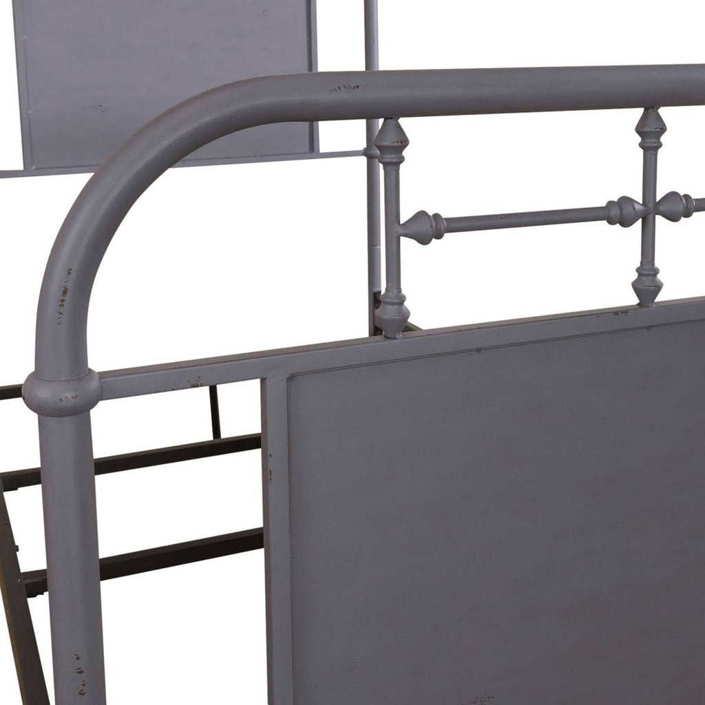 Full Metal Bed in Grey H14618