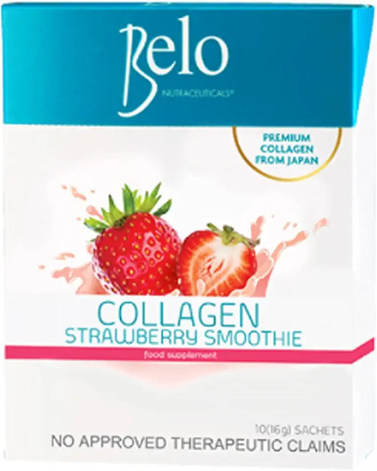 Collagen Strawberry Smoothie Powder 10 Sachets M38748