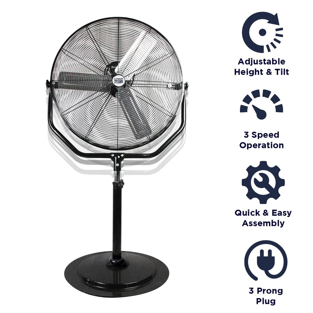 30 Industrial Pedestal Fan P336
