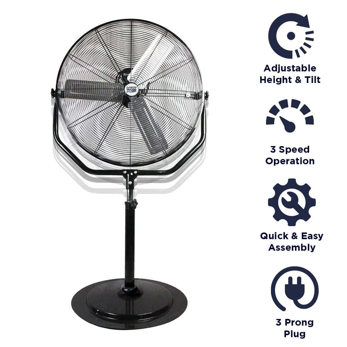 30 Industrial Pedestal Fan P336