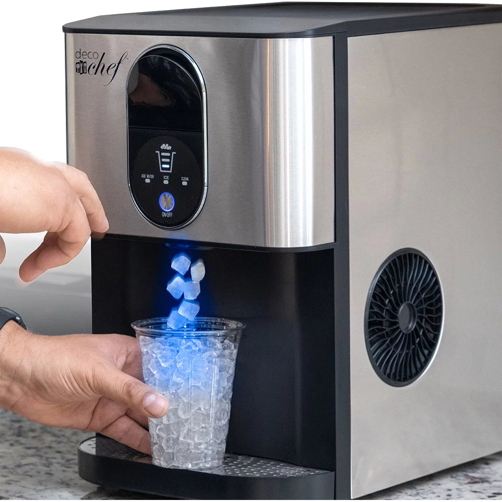 Self Dispensing Nugget Ice Maker Countertop 46LB Per Day H296639
