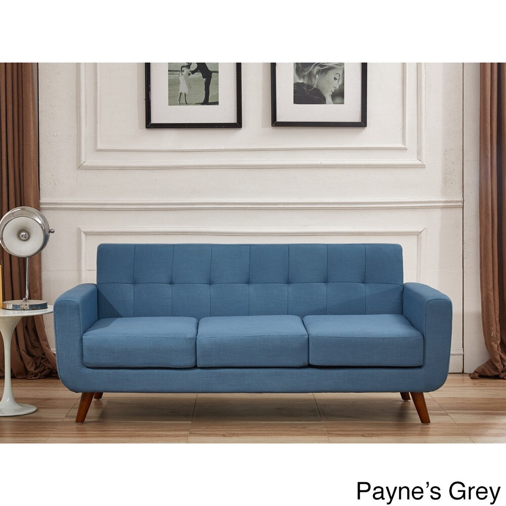 Linen Upholstered Tufted Sofa O79499