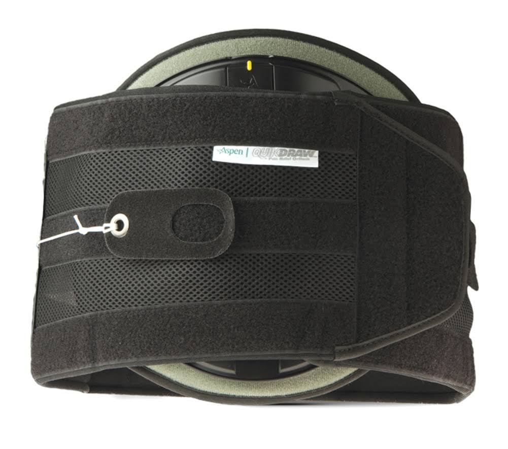 Black X-Large Adult Back Brace R728