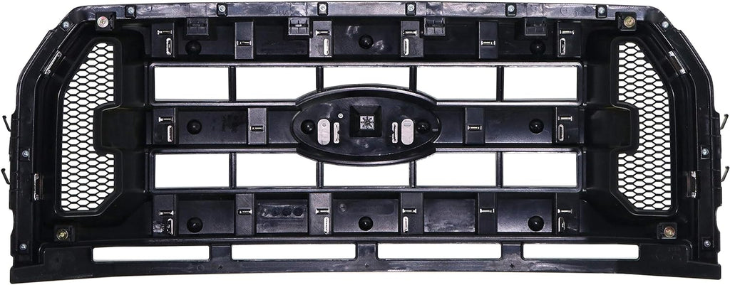 Chrome Shell/Textured Black Insert Three Bar Style Grille Assembly C844