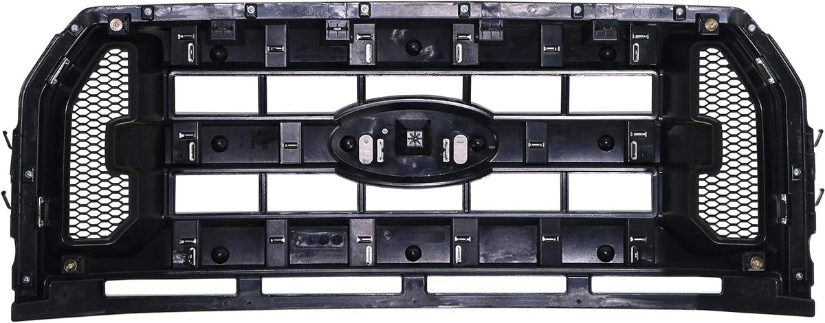 Chrome Shell/Textured Black Insert Three Bar Style Grille Assembly C844