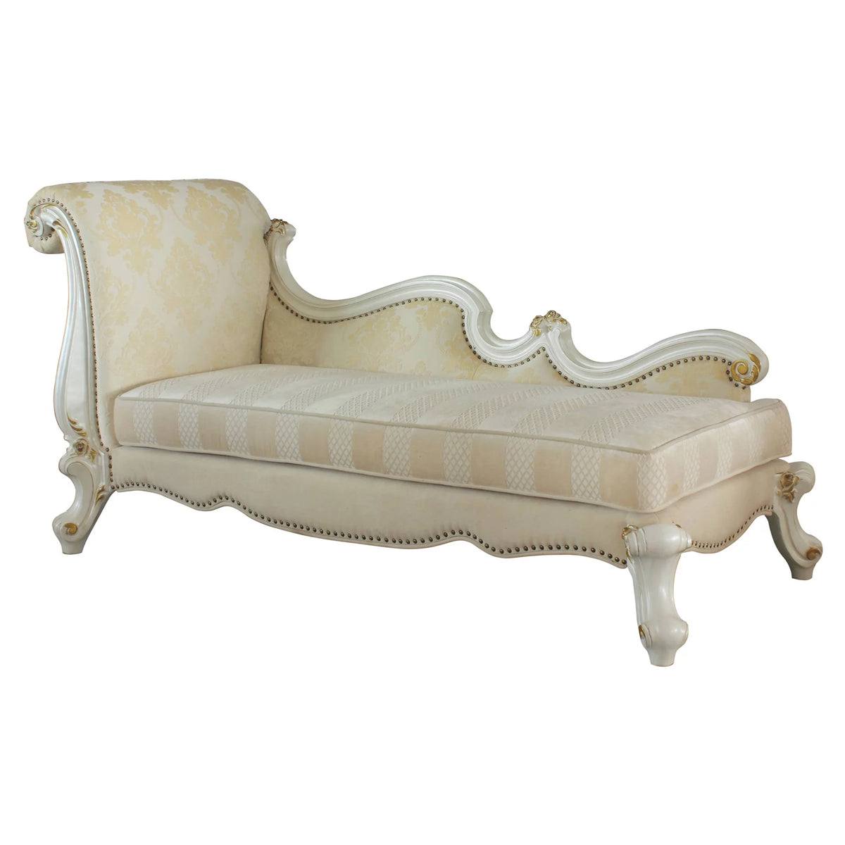 One Arm Chaise in Antique Pearl V75502
