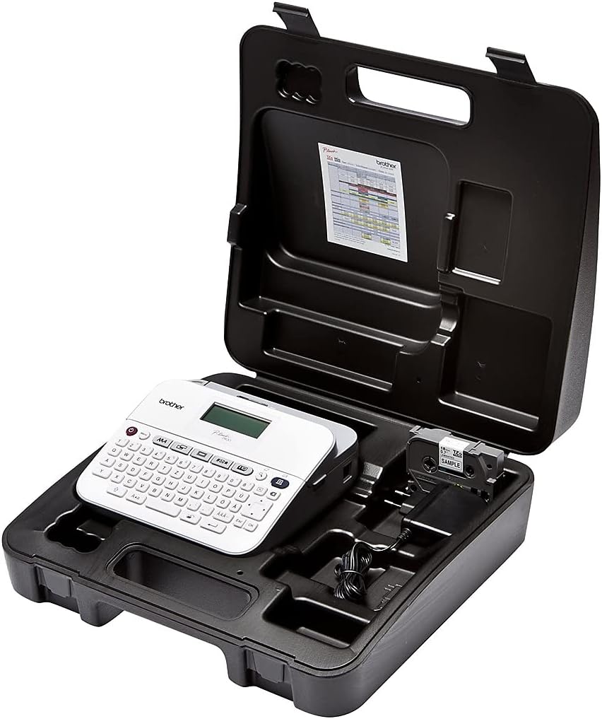 Compact Label Maker with Carry Case and Adapter V2141