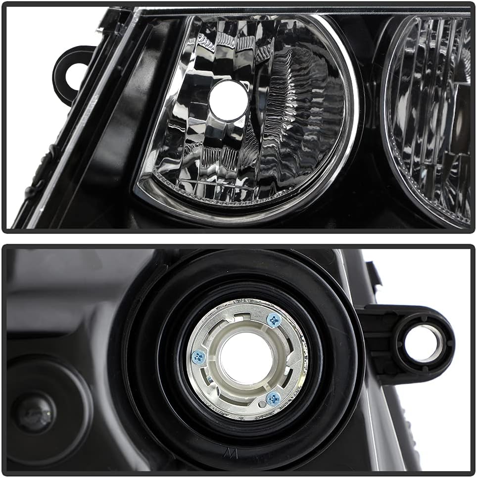Black Headlights Replacement Driver + Passenger Side P7264