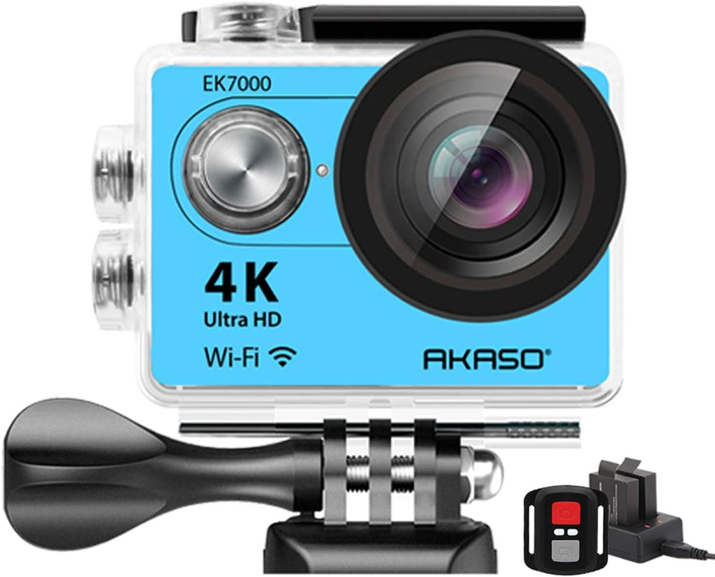4K30FPS Action Camera 170 Degree Wide Angle 98FT Waterproof Camera X523