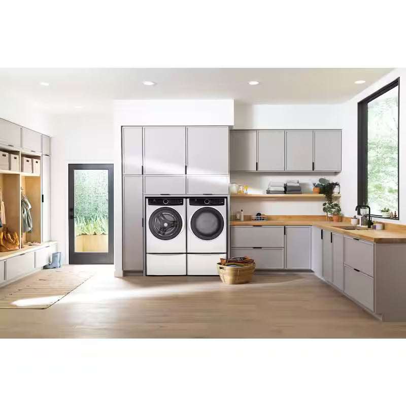 Front Load Gas Dryer in White P62625