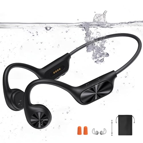 Bone Conduction Headphones Bluetooth 5.4 IPX8 Waterproof 32G Memory Underwater Headphone with MP3-Player M492