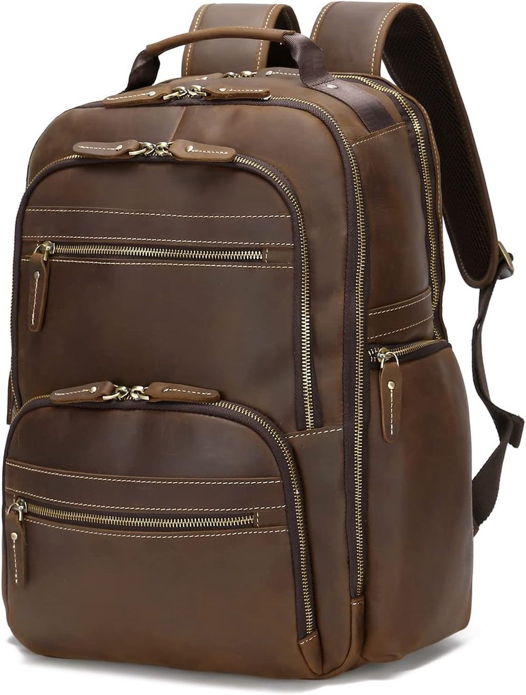 Genuine Leather 18 inch Laptop Backpack G1148