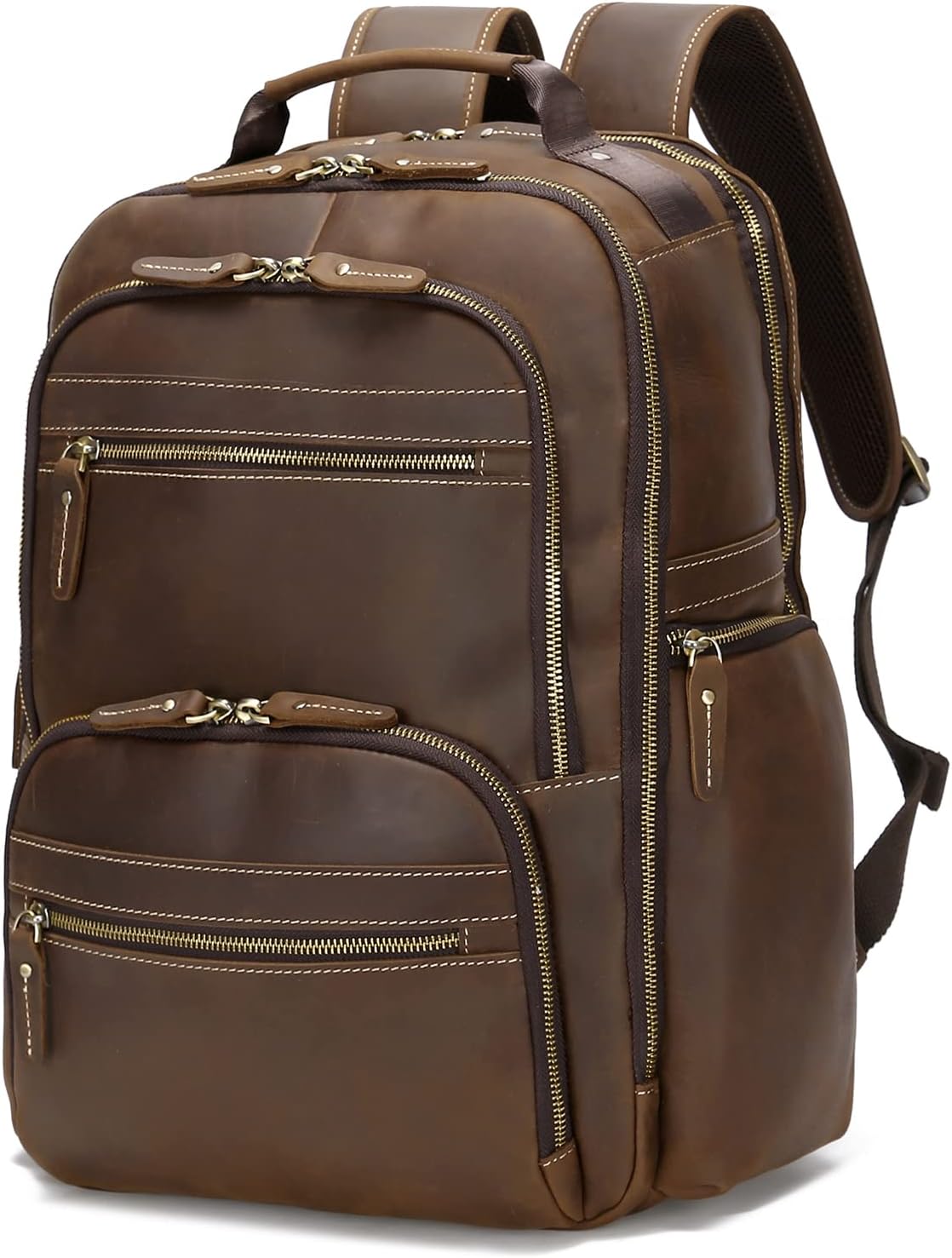 Genuine Leather 18 inch Laptop Backpack G1148