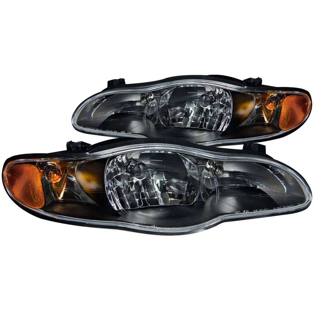 Black Crystal Headlights V6195