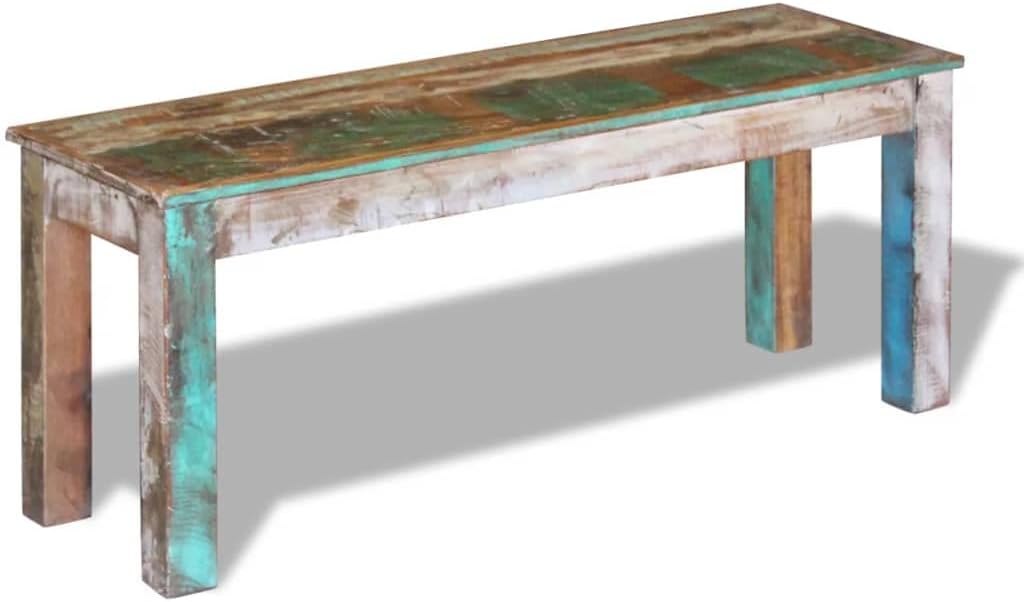 Solid Reclaimed Wood Bench 43.3"x13.8"x17.7" N131584