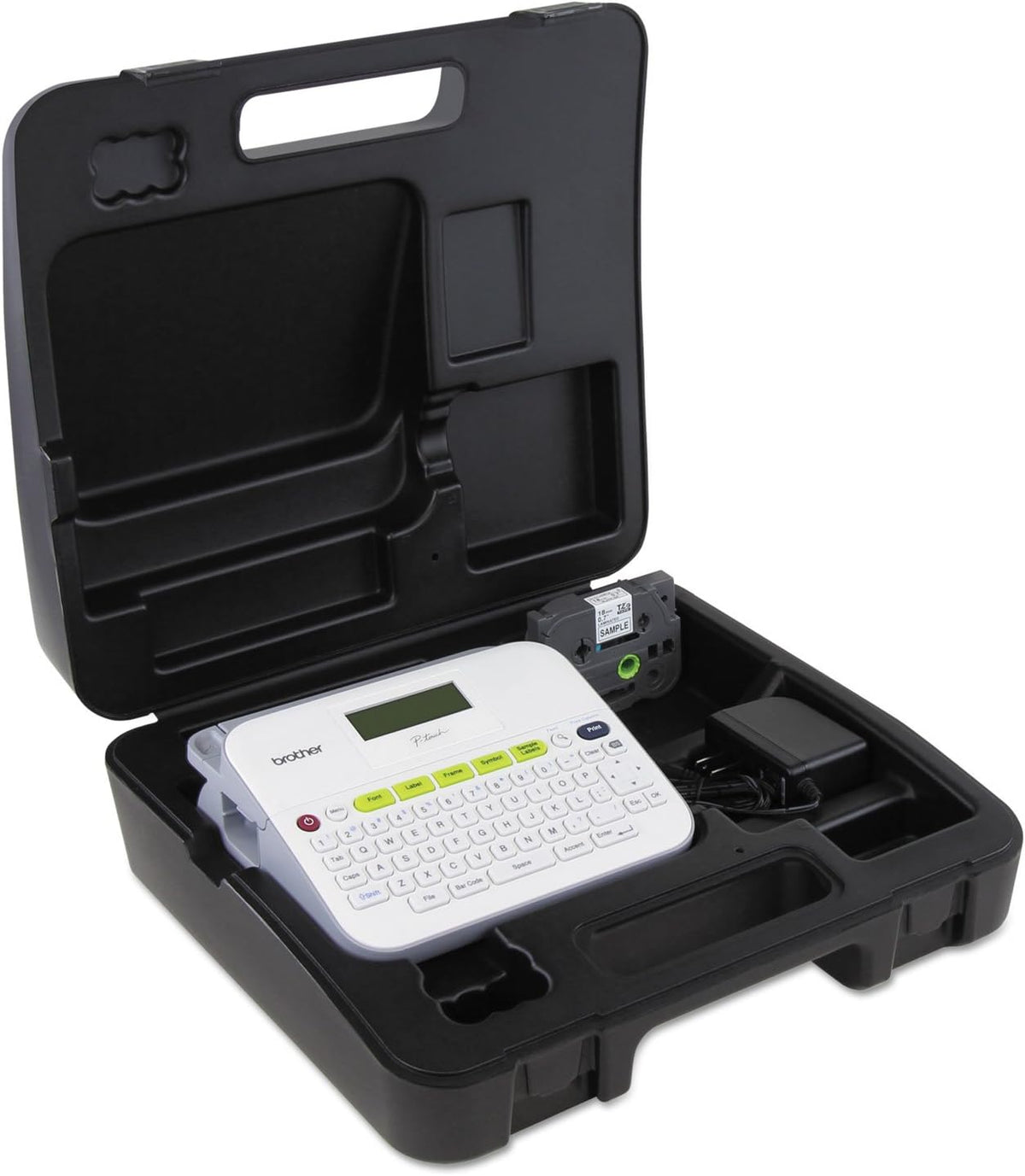 Compact Label Maker with Carry Case and Adapter V2141