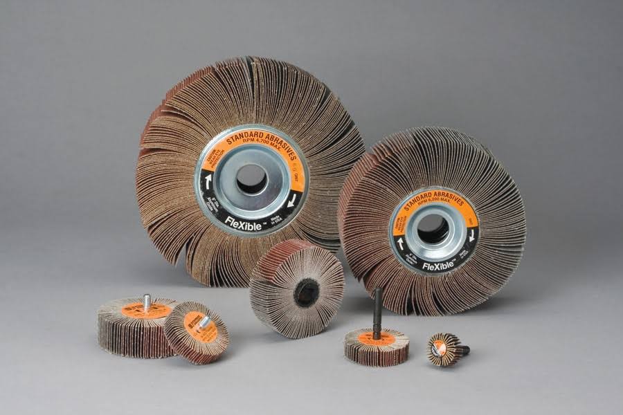 1-1/2 in x 1/2 in x 1/4 in 80 Flap Wheel F74651