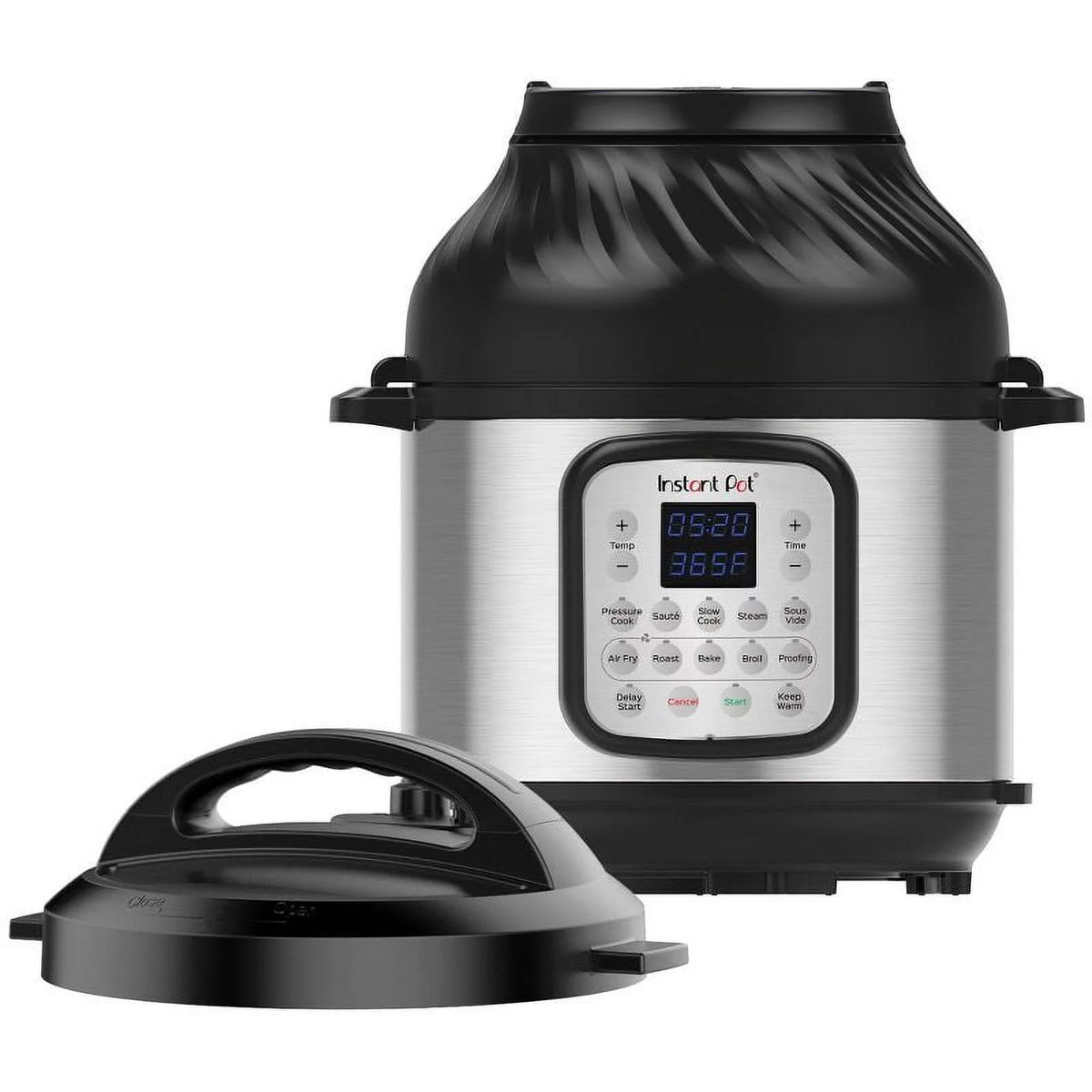 6qt Electric Pressure Cooker with Air Fryer Lid P217635