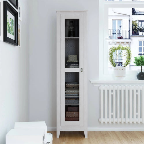 18 inch Wide Storage Cabinet with Mesh Door H58593