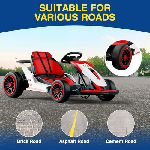 24V Electric Go Kart with 5-Point Safety Belt X370711