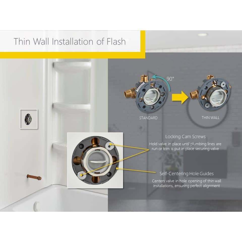 Tub and Shower Trim Package with 2.5 GPM D493