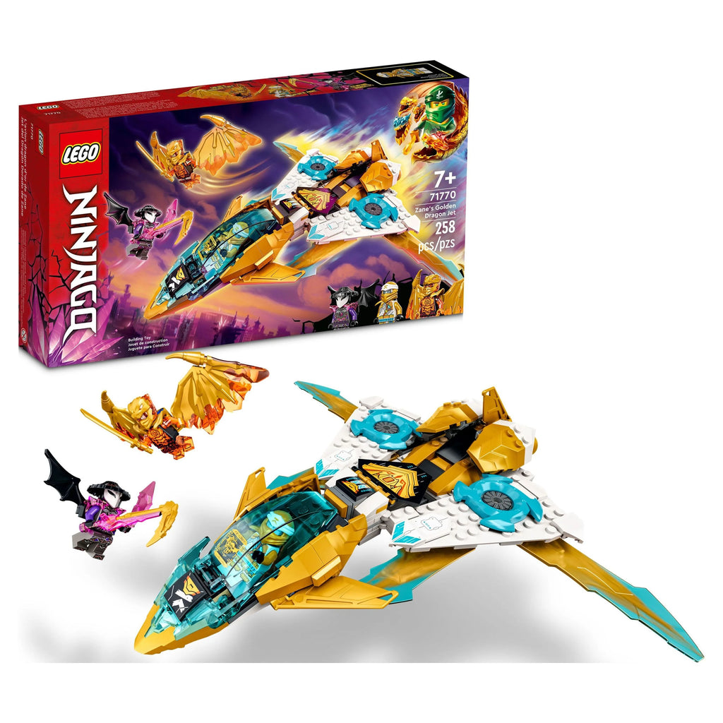 Zane's Golden Dragon Jet Toy Plane Set B427